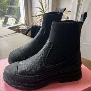 Intentionally Blank COURT LUG SOLE PLATFORM BOOT, 39